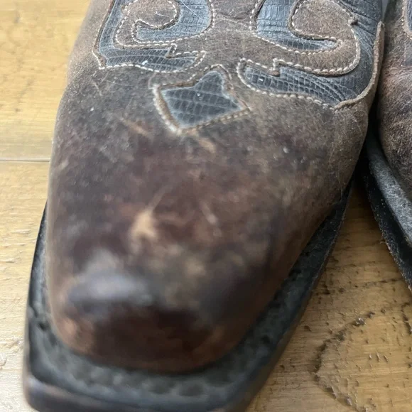 J.B. Dillon Genuine Leather Cowboy Boots. Women’s western boots. Cowgirl boots. - Picture 2 of 5